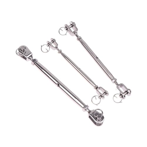 Tensor con cuerpo cerrado y quijada giratoria de acero inoxidable 304 y 316, modelo M5, alta resistencia miniatura 4
