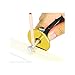 YOSELIN Dovetail Jig Wheel Marking Gauge Tool Set, 1 Bearing Wheel Cutter for Soft Wood, 1 Locked Wheel Cutter for Hardwood,1 Screwdriver,1 Woodworking Pencil,Inch & MM Scale Imperial Ruler. (Grey)