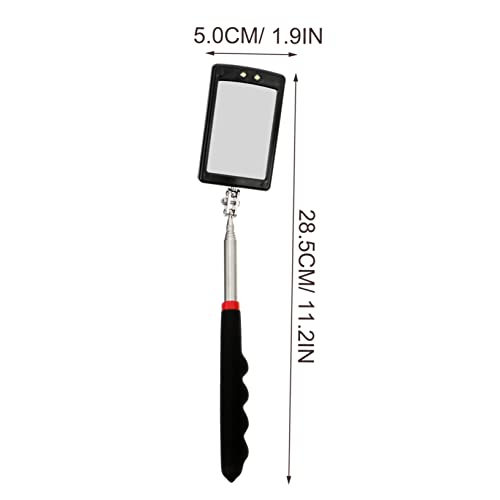 Miroir d'inspection télescopique LED pour usage industriel stable - 7