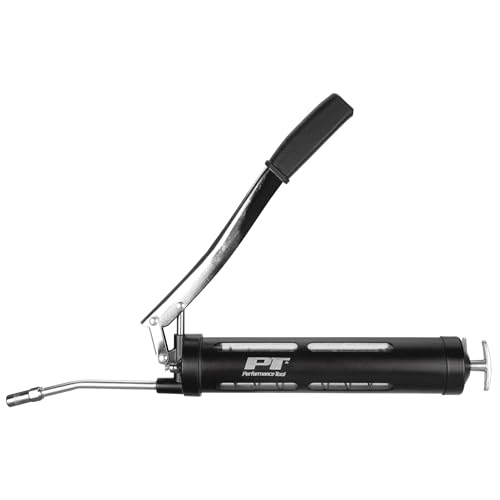 Image of Performance Tool W54293 Clear View Lever Grease Gun - Easily Grease Fittings with Clear View Barrel and Comfortable Lever Action Handle