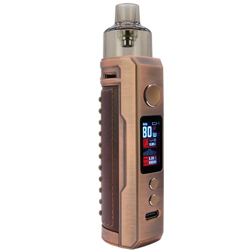 Voopoo Drag X Mod Pod Kit 80 W, Pod-System 4,5 ml, e-Zigarette, bronze knight