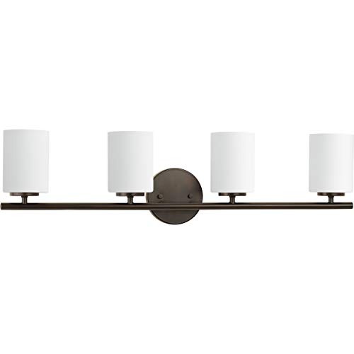 Image of Progress Lighting P2160-20 Replay Bath & Vanity, 4-Light, Antique Bronze