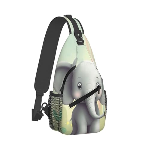Bolso cruzado Lovely Elephant para viajes y senderismo miniatura 2