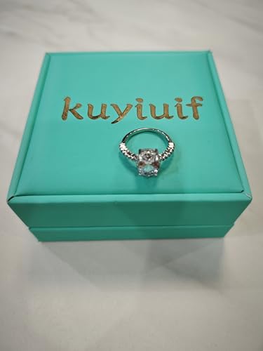 White Gold Plated 4 Carat Brilliant Cut Solitaire Cubic Zirconia CZ Engagement Ring Purpose Statement Anniversary Halo Ring3