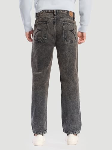 Image of BENE KLEED Men Heavy Fade Tinted Washed Effect Pure Cotton Jeans
