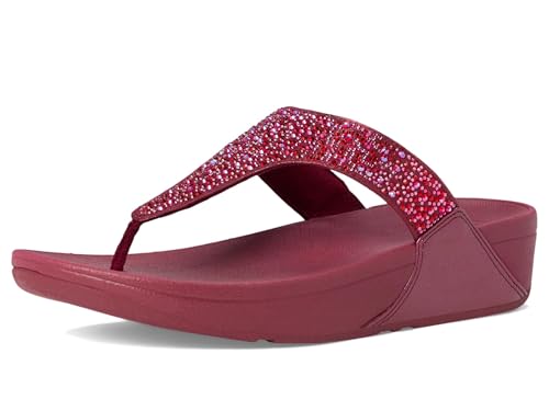 Image of FitFlop womens Lulu Crystal-mix Toe-post Sandals