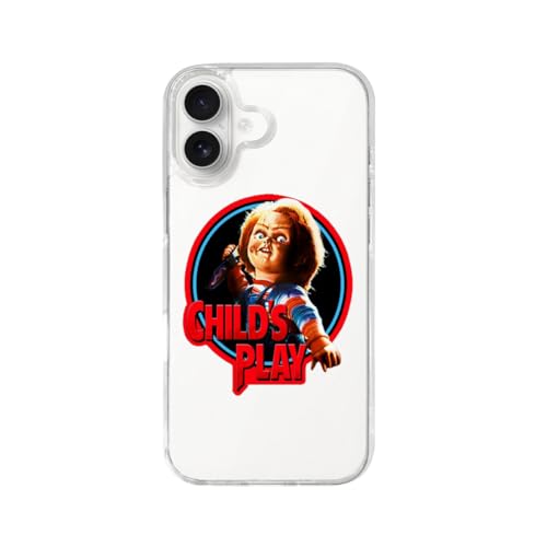 IPhone17用ケース チャイルド プレイ チャッキー ホラー映画 アイフォ17Air用ケース 透明 TPU スマホケース 軽量 おしゃれ 携帯カバー ワイヤレス充電対応