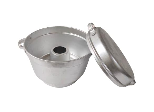 Image of Small Aluminum handwa Pot | handva Cooker cookware pan Cake | handvo Cooker (Ideal for 1-2 Persons)