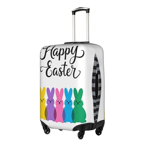 Travel Luggage Cover Happy Easter Day 4 Fashion Washable Baggage Suitcase Protector Fit For Luggage Small2