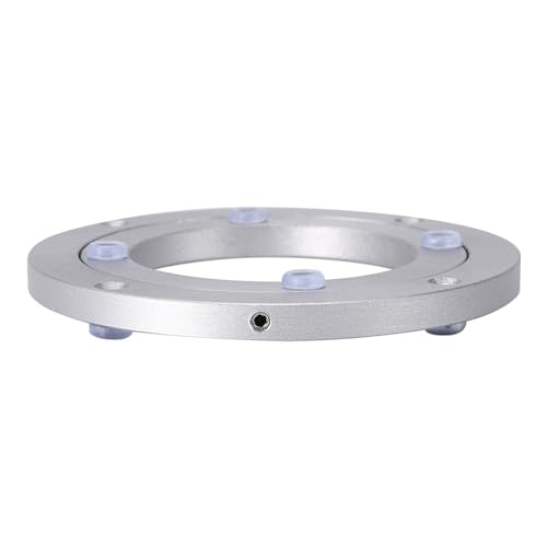 Generic Placa de Rodamiento Giratoria de Aleación de Aluminio de Alta Resistencia para Mesa Redonda, Tocadiscos, Decoraciones para Pasteles, Soporte para Monitor de TV, Servicios de Catering (4