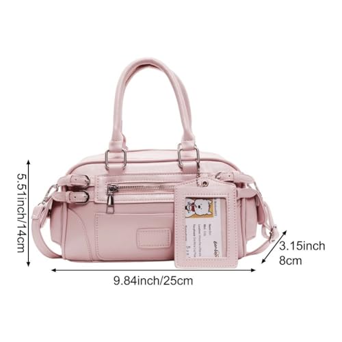 Pu Leather Armpit Bag Fashion Underarm Bag Women's Bowling Bag Y2k Shoulder Bag Portable Tote Shoulder Messenger Bag2