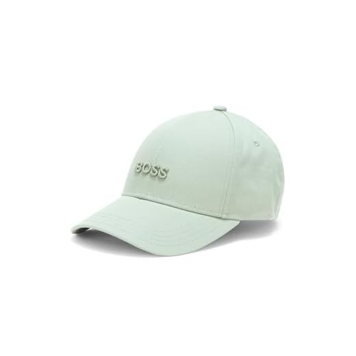 BOSS Boné de sarja com logotipo central arrojado, verde (seafoam green), tamanho único