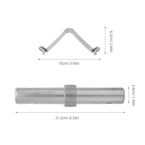 Barre de ajustement précis avec colliers et ressorts d'échafaudage acier (12 pcs)