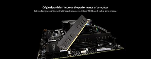 Image of Netac Basic DDR4 8GB 3200MHz Desktop RAM | CL16 PC4-25600 288-Pin UDIMM | 1.35V Non-ECC Unbuffered PC Memory Upgrade for Desktop Computers | 3 Years Warranty