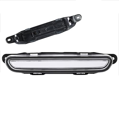 PM PERFORMOTOR 3D LED 3rd Third Brake Light High Mount Stop Light Compatible with Dodge Charger 06-10,Chrome Housing/Clear Lens