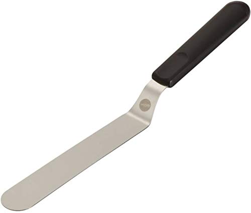MAKS Stainless Steel Bakeware Palette Knife or Offset Spatula for Spreading and Smoothing Icing Frosting of Cake, Cupcake, Pie, Pastry, Muffin/Pie Lifter (Multicolour)-image-45