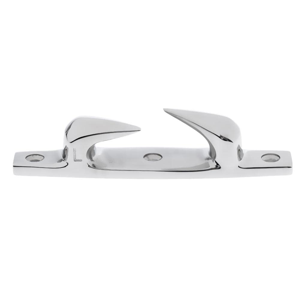 THE STYLE SUTRA® Stainless Steel Skean Boat Deck Dock Line Yacht Rope Cleat Chock Left 119Mm | 1 Piece Dock Cleat Chock