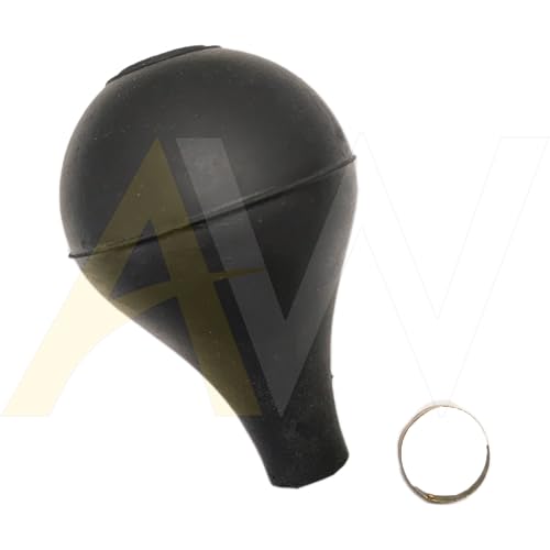 Image of New Rubber Bulb for Vintage Brass Horn Car Taxi Truck - With Brass Clamp