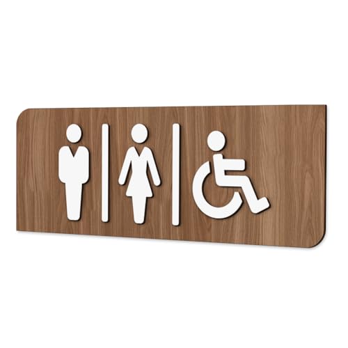 Placa de Sinalização Indicativa - Banheiro PNE Unissex