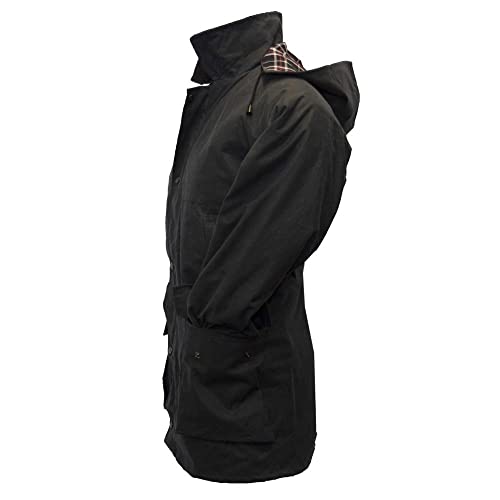 Walker and Hawkes Wax Padded Blackstone Jacket for Men - Waterproof Canvas Jacket with Soft Cotton Lining, Padded Filling4