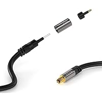 KabelDirekt – Mini-TOSLINK-Audiokabel – 7,5m – S/PDIF-Glasfaser – Ansicht 3