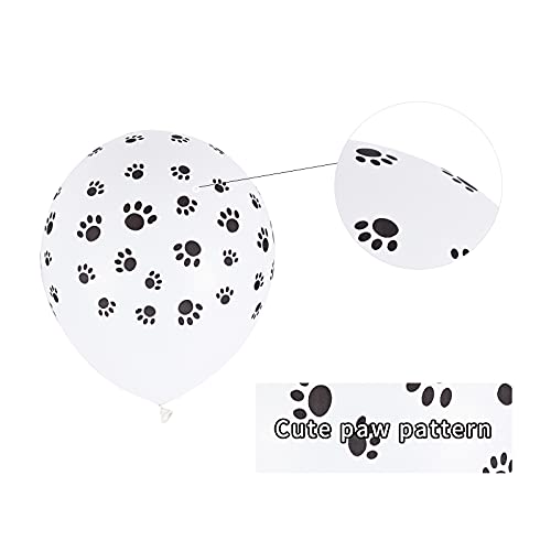 30 Pcs Pet Paw Balloons Dog Puppy Paw Print Latex Balloons 12 Inches Party Balloon For Paw Patrol Theme Party And Birthday Decorations #TOP2