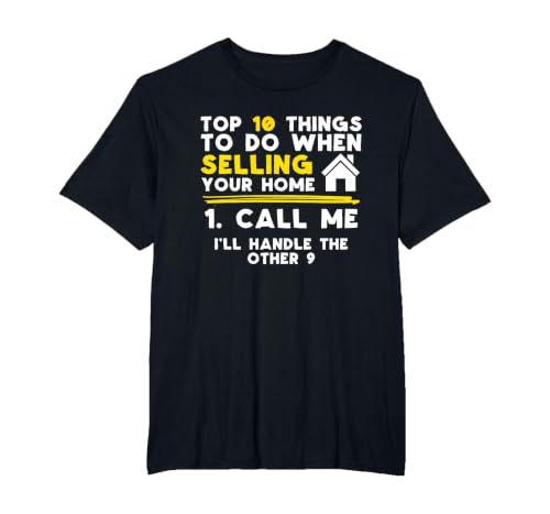 Real Estate Agent Call Me T-Shirt, Men's Big and Tall, Black, 4X Tall