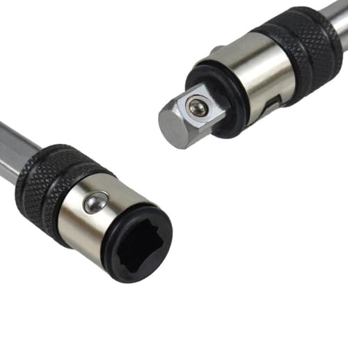 Adaptador de vástago hexagonal de 1/4 para evitar holguras en tornillos 4
