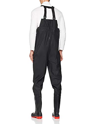 Portwest FW74 S5 Stivali Di Gomma Da Lavoro, Unisex - Adulto, Src, Nero (Nero Bkr), 43 Eu (9 Uk) - 2