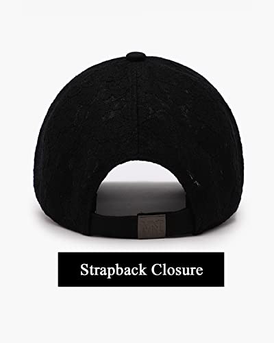 Gorra de béisbol con encaje para mujer miniatura 4