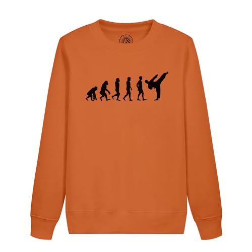 Sweatshirt karaté enfant évolution arts martiaux pour sport et entraînement au combat