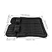 QLASDVUE Car Air Bed 2‑in‑1 Multifunction Inflatable Travel Mattress PVC Flocking Soft Sleeping Rest Cushion Fit for Car SUVBlack Universal(Grey)