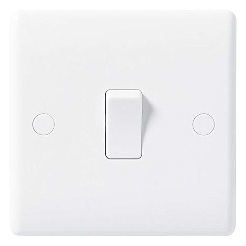 Image of BG Nexus 813 - Slimline Intermediate Single Light Switch White
