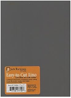 Jack Richeson Unmounted Easy-to-Cut Linoleum 5 in. x 7 in. [PACK OF 4 ]
