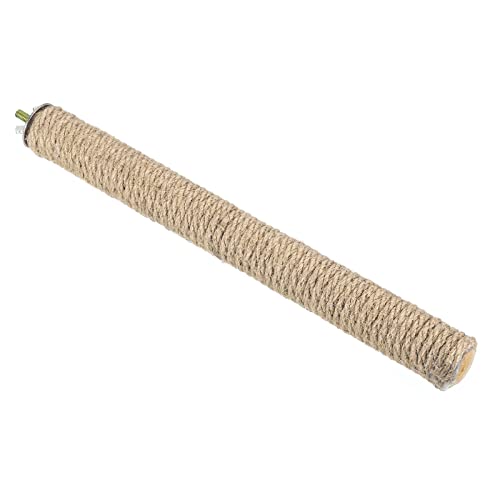 PATIKIL 1.2x12.6 Inch Bird Cage Perch, 1 Set Paw Grinding Stick Rope Weaving Wooden Stand Cage Accessory for Parrot Parakeet Cockatiel