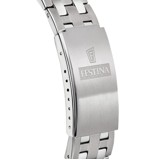 Image secondaire de Festina Hommes Analogique-Numérique Quartz Montre avec Bracelet en Acier Inoxydable