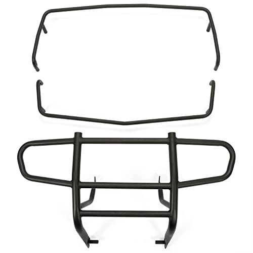 Kojem Front Brush Guard + Front Rack + Rear Rack Compatible with 2007-Up Polaris Sportsman 90/110 (3-Piece Suit)