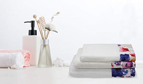 MB HOME MB18 MB set de suaves toallas 1+1, 100 % Algodón, 40 X 60 Cm + 60 X 100 Cm Cover