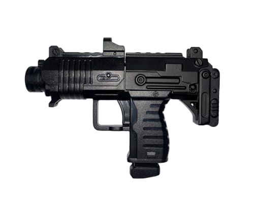 Image of Popo Toys PUBG MAC-10 SMG Airsoft Gun | Half Alloy Die-Cast |25 Soft BB Rubber Bullets + 50 6mm BB Bullets | Best Gift for Boys /Girls /Kids |