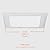 HALO 10P Recessed Ceiling Light Square Trim with Glass Albalite Lens, White,9.5" L x 1.2" W x 9.3" H