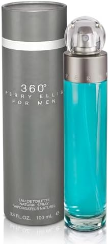 Perry Ellis 360° Eau De Toilette Spray for Men Cologne, 3.4 Fl Oz (100 mL)