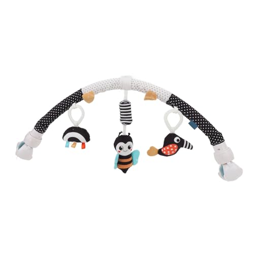 Mobile arche bébé stimulant les sens et la motricité en peluche