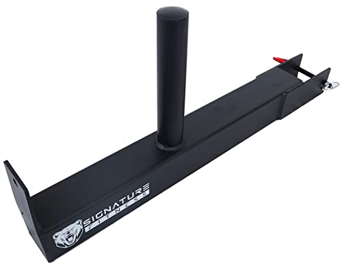 Fitvids Multi-Function Adjustable Power Cage with J-Hooks, Safety Straps and Optional LAT Pulldown Attachment and Cable Crossover, Belt Squat Only