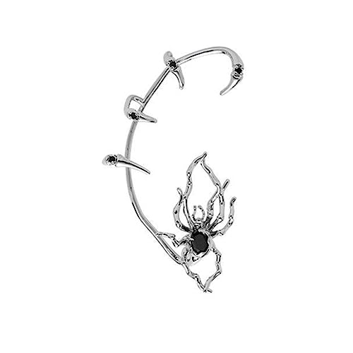 Clip d'oreille griffes d'araignée en zircon : cadeau d'anniversaire femme