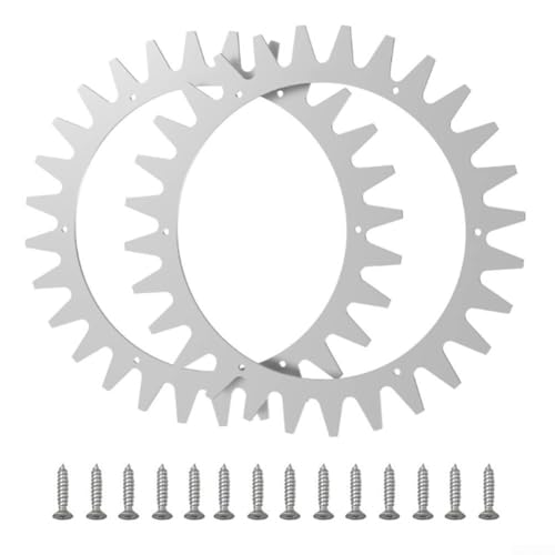 TONIXY Anti-Rutsch-Räder für Sileno Minimo 250 und für Sileno Minimo 500 Mähroboter, Stahlspikes, 210 x 2,0 mm