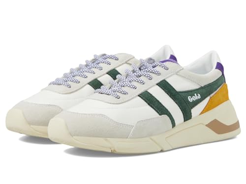 Baskets Gola Eclipse Pure femme sneakers de luxe avec finitions en cuir véritable