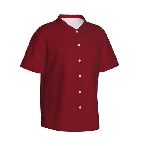 Chemise décontractée pour homme imprimé marron idéale pour l'été