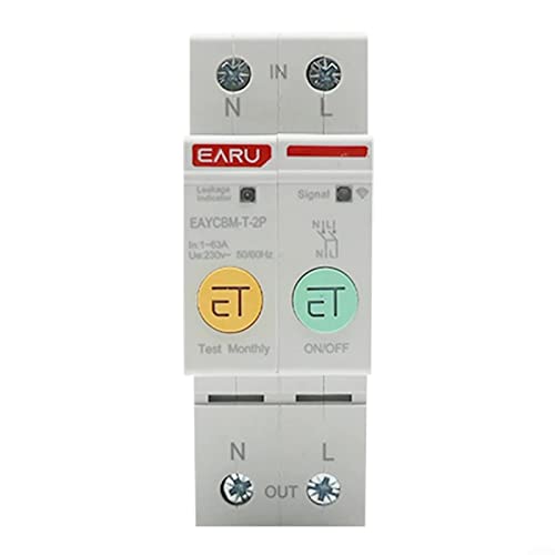 Disyuntor de monitoreo de energía, medidor de consumo de energía inteligente, control de APP TUYA (20A)