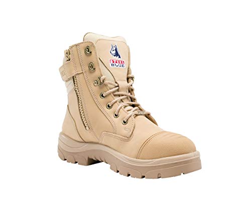 Steel Blue Men's Southern Cross Zip Steel Toe Boot, Sand