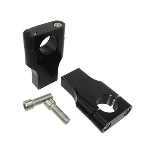 Pontet guidon 28mm élévateurs noirs pour piloter debout en pit dirt bike et moto
